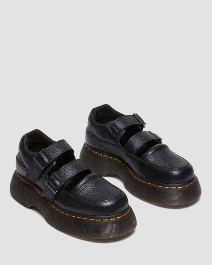 Buzz Chaussures Mary Jane en cuir nappa foulé Buzz Chaussures Mary Jane en cuir nappa foulé