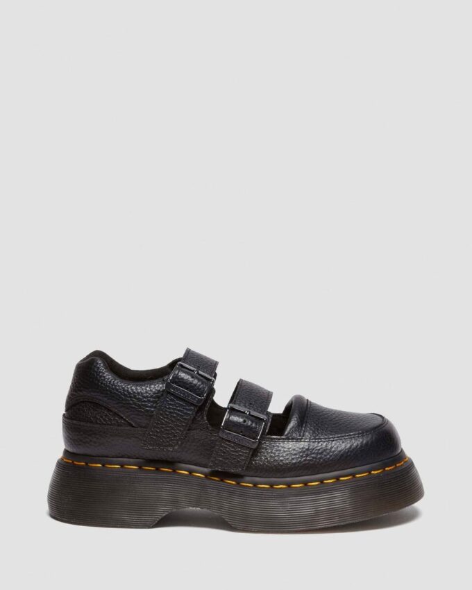Buzz Chaussures Mary Jane en cuir nappa foulé Buzz Chaussures Mary Jane en cuir nappa foulé