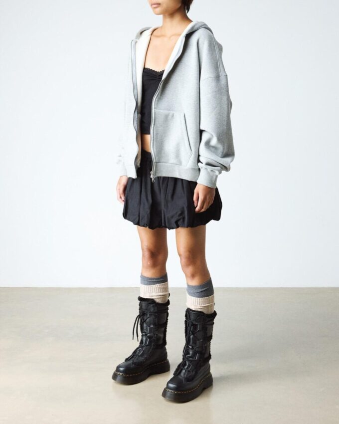 Buzz Lace Up Bottines à lacets en Nappa Leather foulé doublées de fausse fourrure Buzz Lace Up Bottines à lacets en Nappa Leather foulé doublées de fausse fourrure