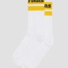 Chaussettes athlétiques en coton biologique mélangé avec logo Chaussettes athlétiques en coton biologique mélangé avec logo