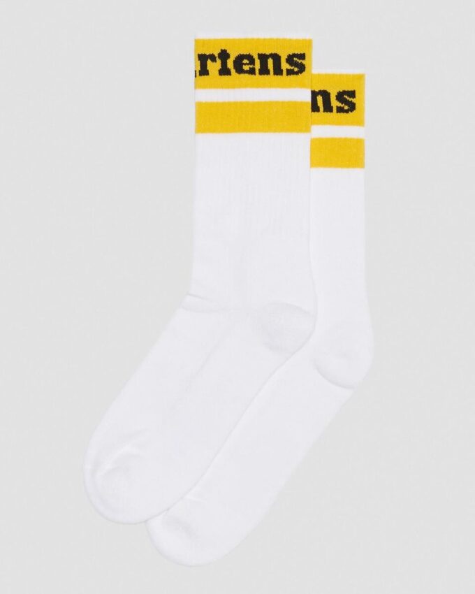 Chaussettes athlétiques en coton biologique mélangé avec logo Chaussettes athlétiques en coton biologique mélangé avec logo