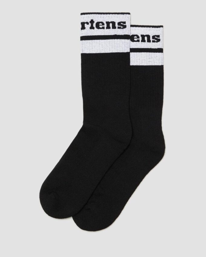 Chaussettes athlétiques en coton biologique mélangé avec logo Chaussettes athlétiques en coton biologique mélangé avec logo
