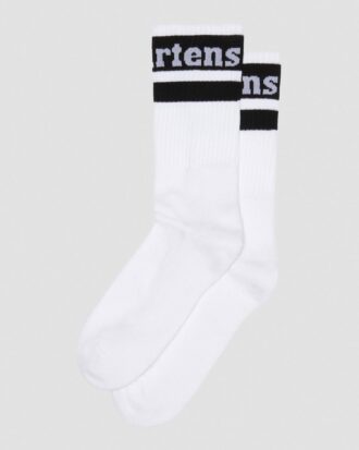 Chaussettes athlétiques en coton biologique mélangé avec logo