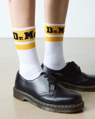 Chaussettes athlétiques en coton biologique mélangé avec logo