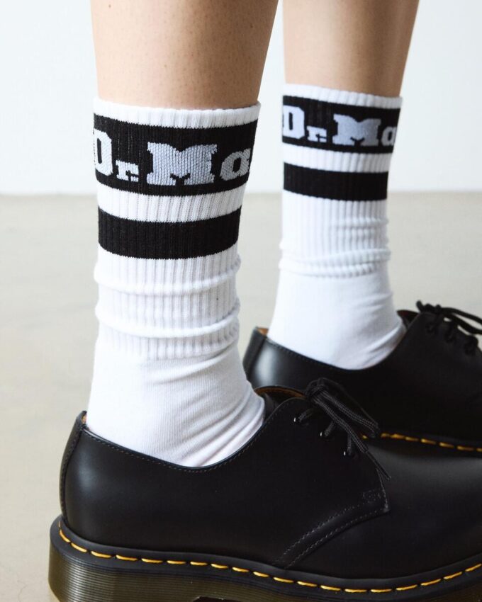 Chaussettes athlétiques en coton biologique mélangé avec logo Chaussettes athlétiques en coton biologique mélangé avec logo