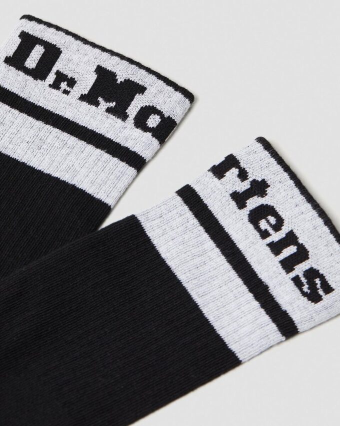 Chaussettes athlétiques en coton biologique mélangé avec logo Chaussettes athlétiques en coton biologique mélangé avec logo