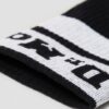Chaussettes athlétiques en coton biologique mélangé avec logo Chaussettes athlétiques en coton biologique mélangé avec logo