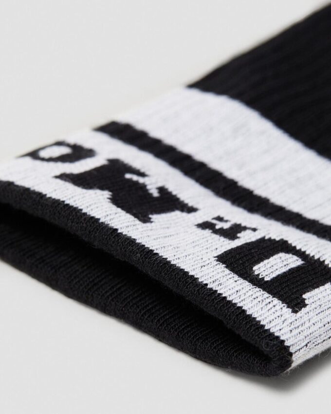 Chaussettes athlétiques en coton biologique mélangé avec logo Chaussettes athlétiques en coton biologique mélangé avec logo