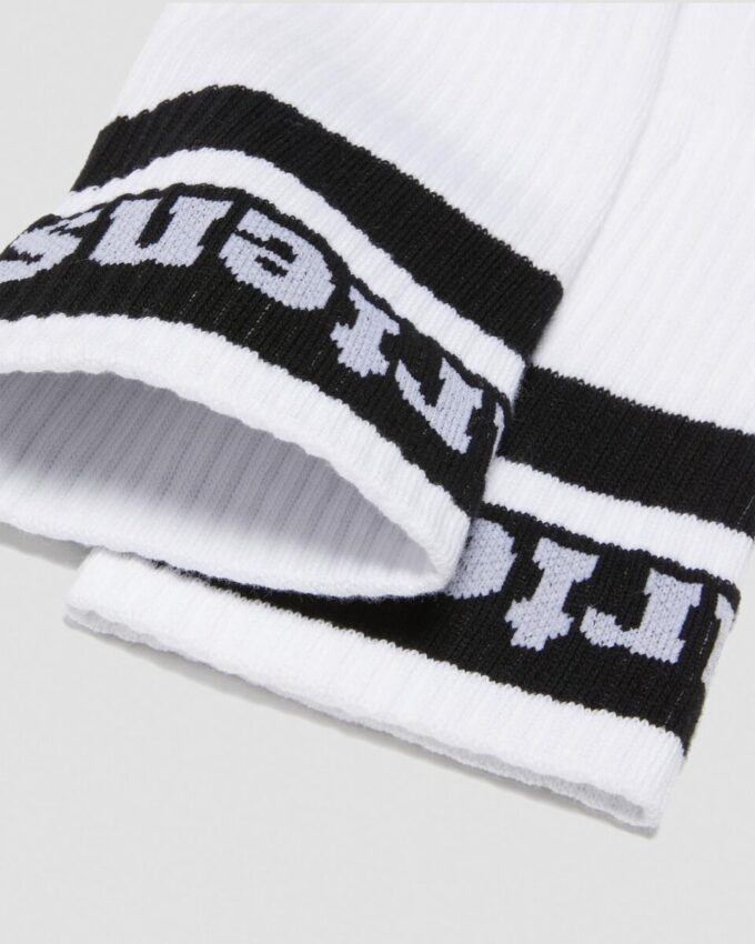 Chaussettes athlétiques en coton biologique mélangé avec logo Chaussettes athlétiques en coton biologique mélangé avec logo