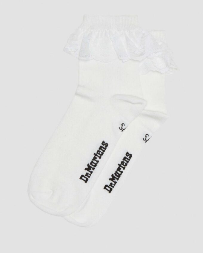 Chaussettes en coton biologique à volants Chaussettes en coton biologique à volants