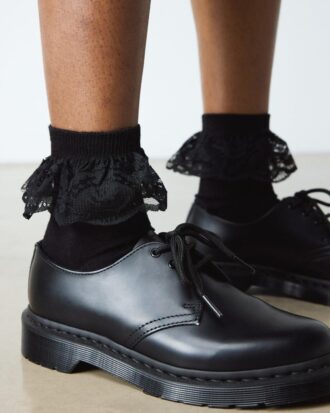 Chaussettes en coton biologique à volants