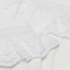 Chaussettes en coton biologique à volants Chaussettes en coton biologique à volants