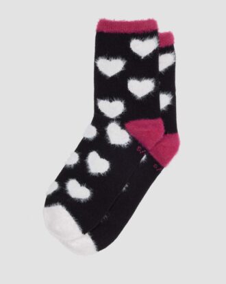 CHAUSSETTES EN MÉLANGE DE COTON BIOLOGIQUE ET DE FAUSSE FOURRURE CHAUSSETTES EN MÉLANGE DE COTON BIOLOGIQUE
