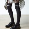 Chaussettes longues marlées