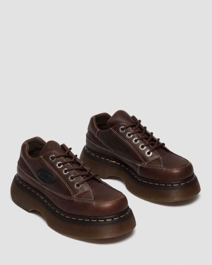 Chaussures Buzz 5-Eye en cuir Grizzly Chaussures Buzz 5-Eye en cuir Grizzly