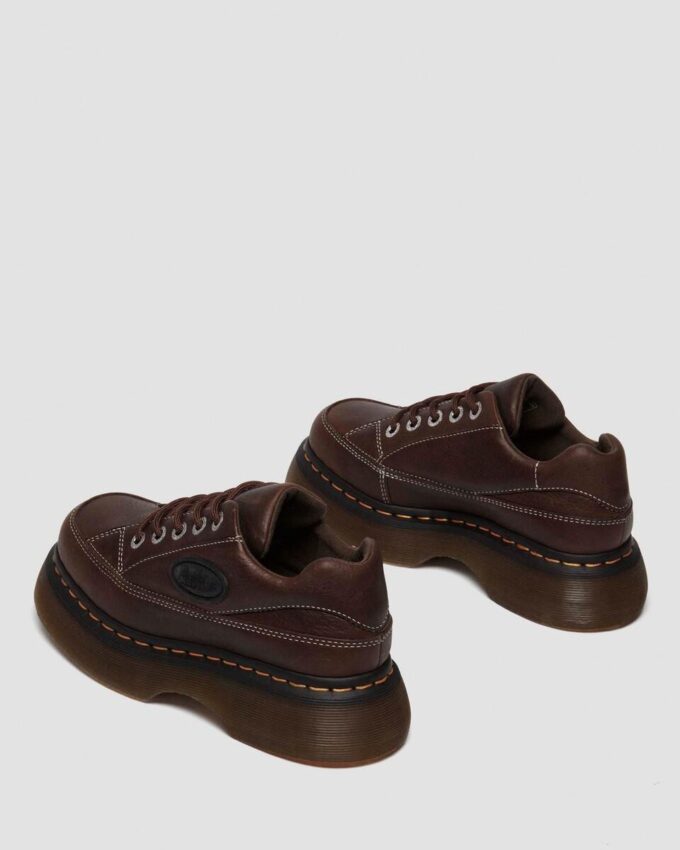 Chaussures Buzz 5-Eye en cuir Grizzly Chaussures Buzz 5-Eye en cuir Grizzly