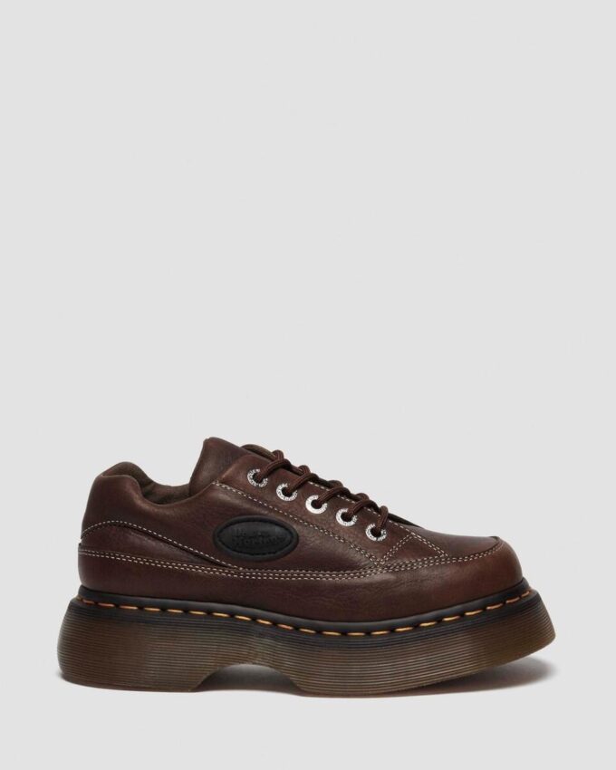 Chaussures Buzz 5-Eye en cuir Grizzly Chaussures Buzz 5-Eye en cuir Grizzly