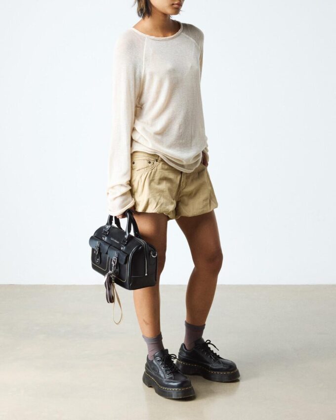 Chaussures Buzz 5-Eye en cuir nappa foulé Chaussures Buzz 5-Eye en cuir nappa foulé
