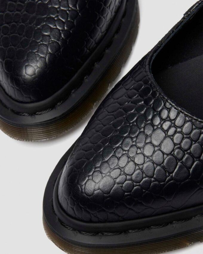 Chaussures ELPHIE MJ en cuir embossé croco Chaussures ELPHIE MJ en cuir embossé croco