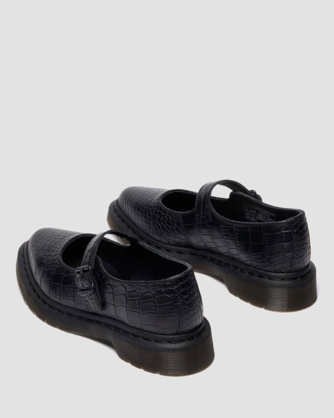 Chaussures ELPHIE MJ en cuir embossé croco Chaussures ELPHIE MJ en cuir embossé croco