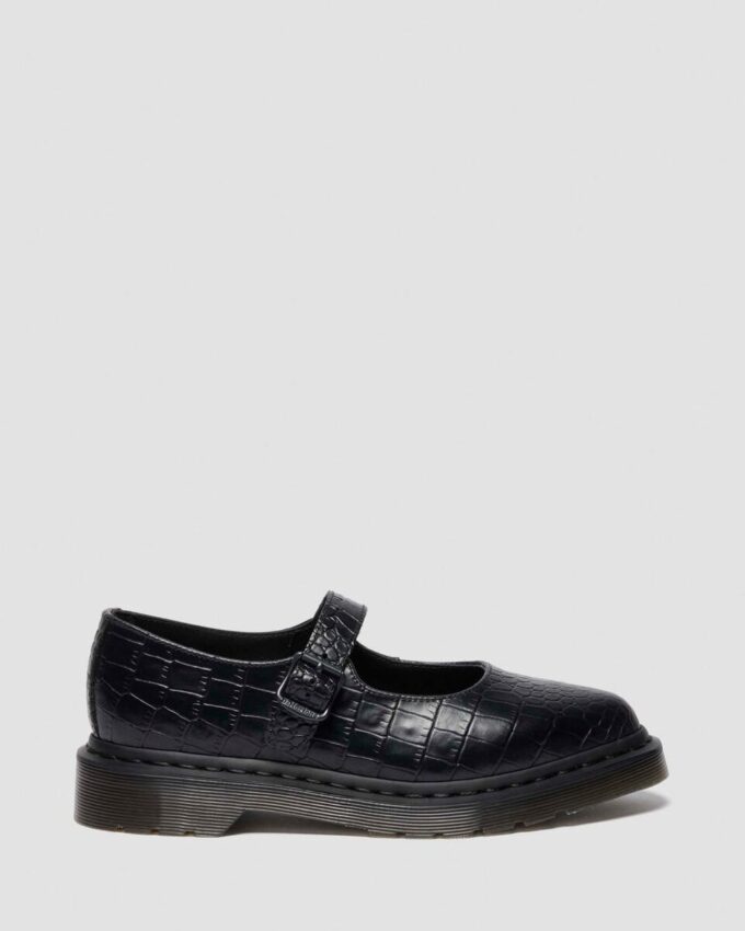 Chaussures ELPHIE MJ en cuir embossé croco Chaussures ELPHIE MJ en cuir embossé croco