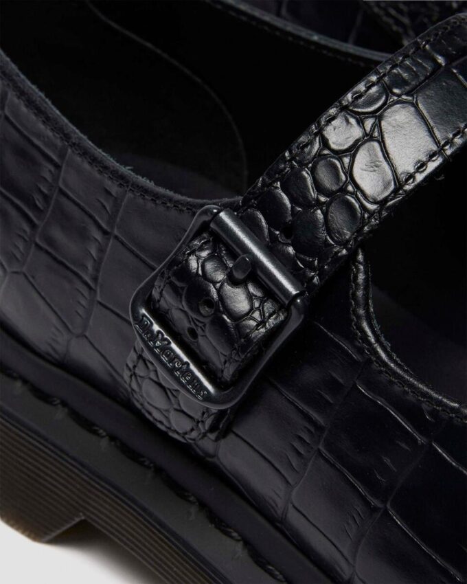 Chaussures ELPHIE MJ en cuir embossé croco Chaussures ELPHIE MJ en cuir embossé croco