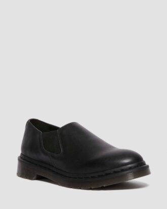 Chaussures à enfiler Louis en cuir Analine