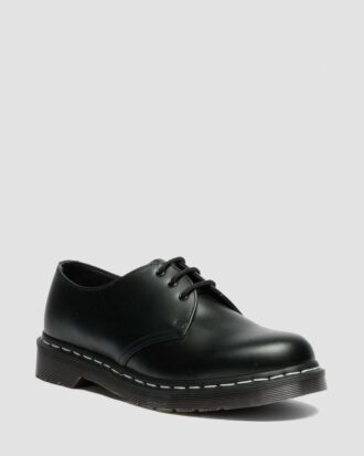 Chaussures à lacets en Smooth Leather blanc 1461
