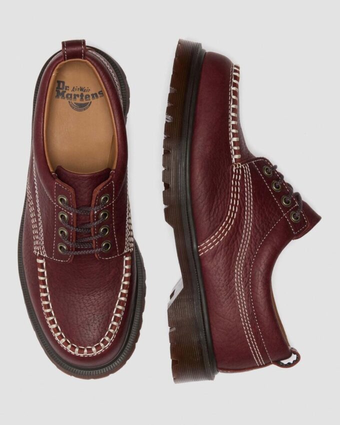 Chaussures à lacets Lowell en cuir grainé sauvage Chaussures à lacets Lowell en cuir grainé sauvage