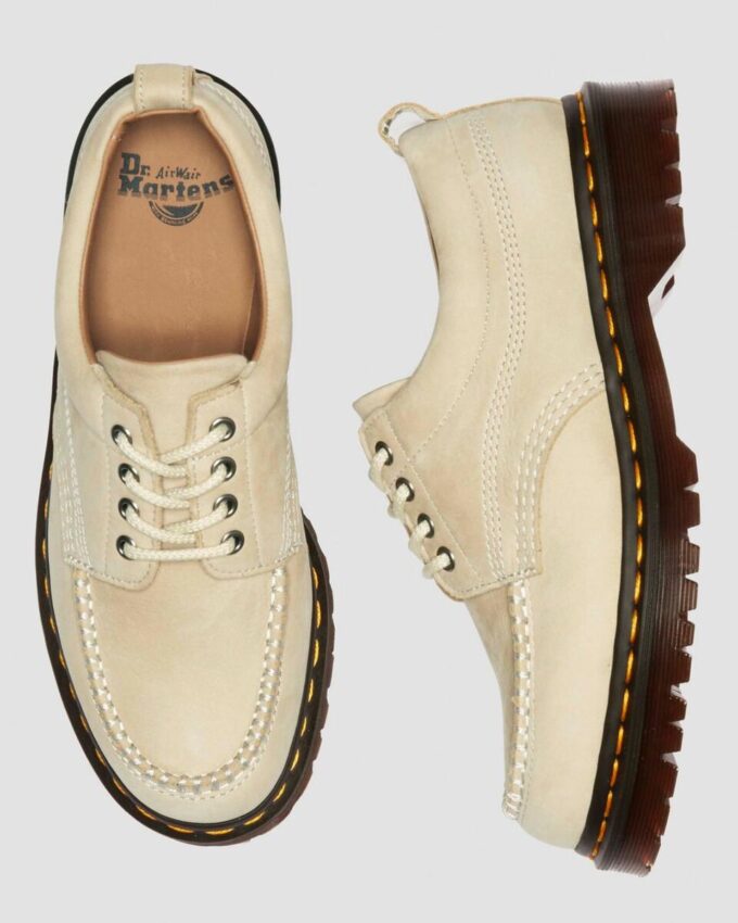 Chaussures Lowell en cuir souple à bout mocassin