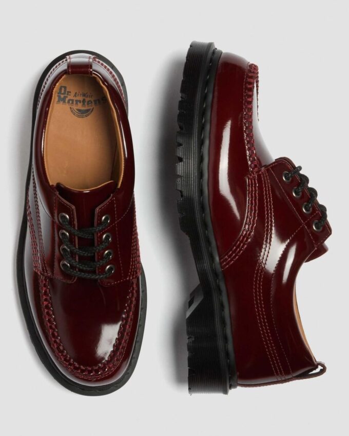 Chaussures Lowell en cuir verni à bout mocassin