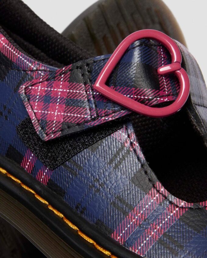 Chaussures Mary Jane JUNIOR POLLEY II en tartan rose Chaussures Mary Jane JUNIOR POLLEY II en tartan rose