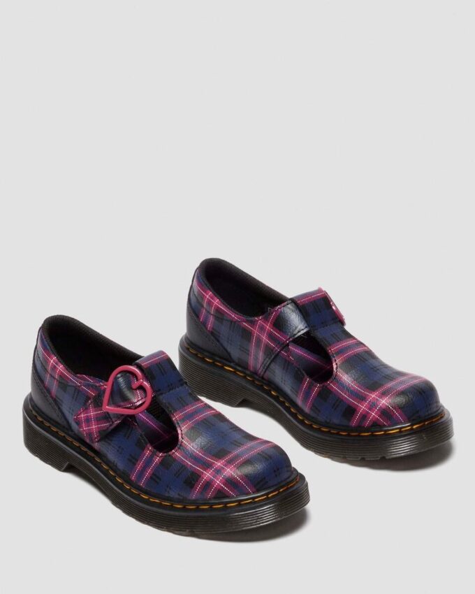 Chaussures Mary Jane JUNIOR POLLEY II en tartan rose Chaussures Mary Jane JUNIOR POLLEY II en tartan rose