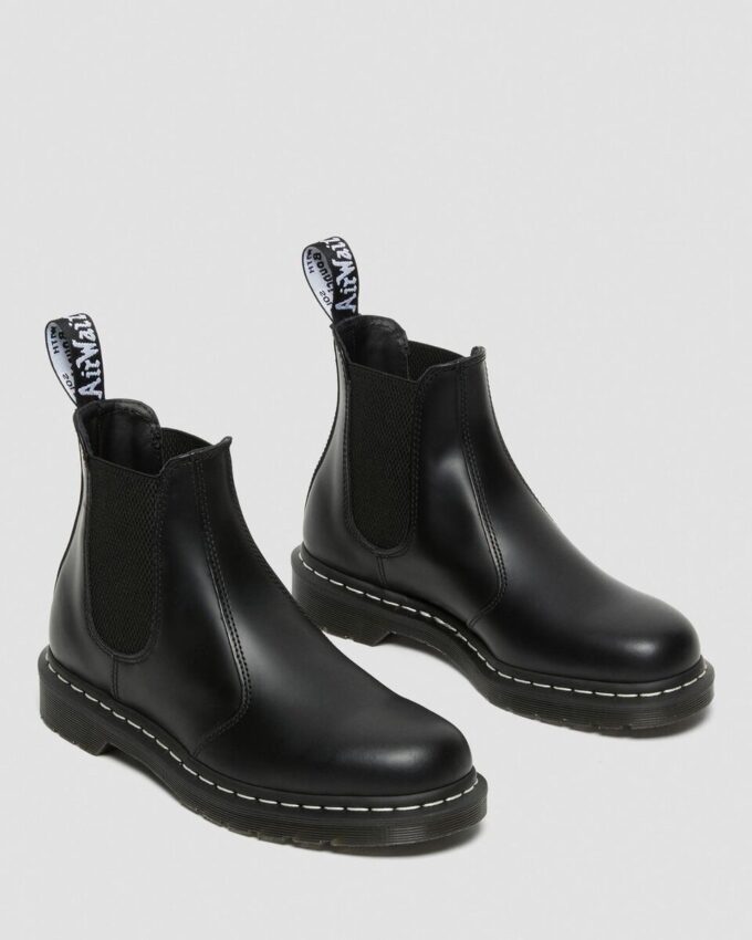 Chelsea Boot 2976 en Smooth Leather avec coutures blanches