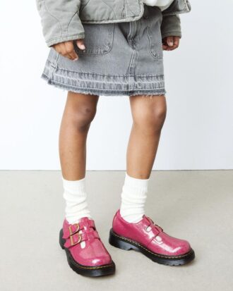 JUNIOR 8065 GLITTER Patent Leather Mary Jane Shoes