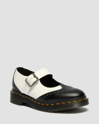 MARY JANE Chaussures en cuir monochromes