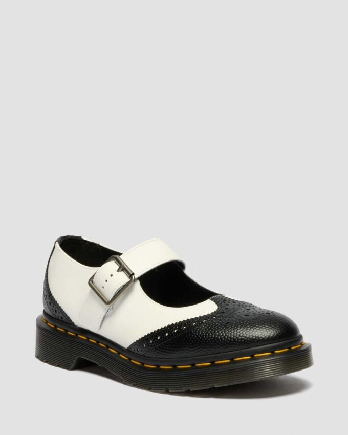 MARY JANE Chaussures en cuir monochromes MARY JANE Chaussures en cuir monochromes