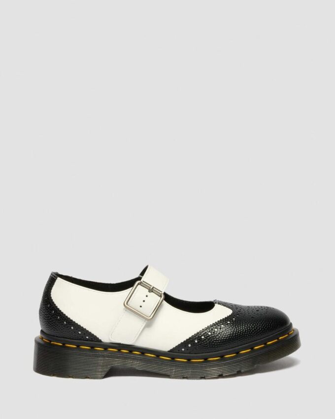 MARY JANE Chaussures en cuir monochromes MARY JANE Chaussures en cuir monochromes