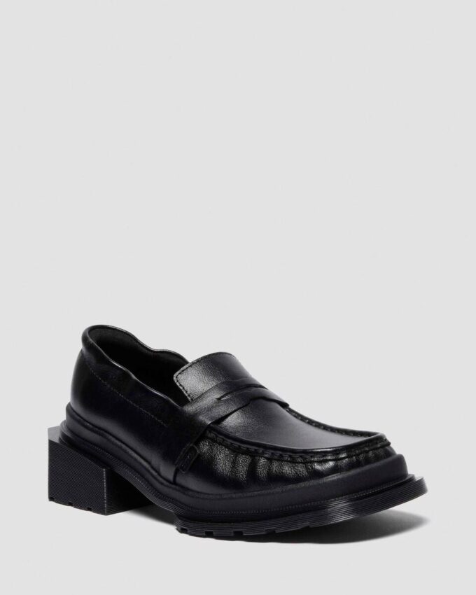 MAYBOLE LOAFER Mocassins en cuir à bout carré et fronces MAYBOLE LOAFER Mocassins en cuir à bout carré et fronces