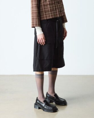 MAYBOLE LOAFER Mocassins en cuir à bout carré et fronces