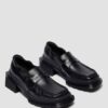 MAYBOLE LOAFER Mocassins en cuir à bout carré et fronces MAYBOLE LOAFER Mocassins en cuir à bout carré et fronces