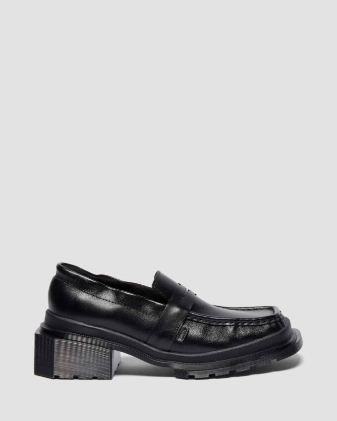 MAYBOLE LOAFER Mocassins en cuir à bout carré et fronces MAYBOLE LOAFER Mocassins en cuir à bout carré et fronces