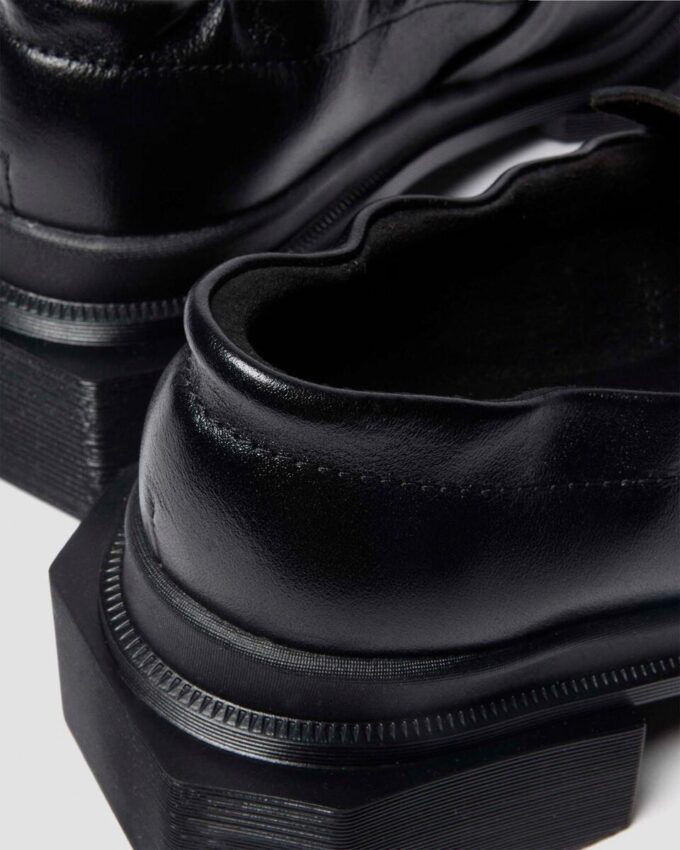 MAYBOLE LOAFER Mocassins en cuir à bout carré et fronces MAYBOLE LOAFER Mocassins en cuir à bout carré et fronces
