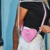 MINI HEART Sac en cuir en forme de cœur MINI HEART Sac en cuir en forme de cœur