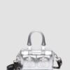 Mini sac à main argenté en Patent Leather Mini sac à main argenté en Patent Leather