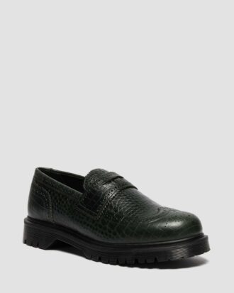 Mocassins en cuir gaufré PENTON BROGUE