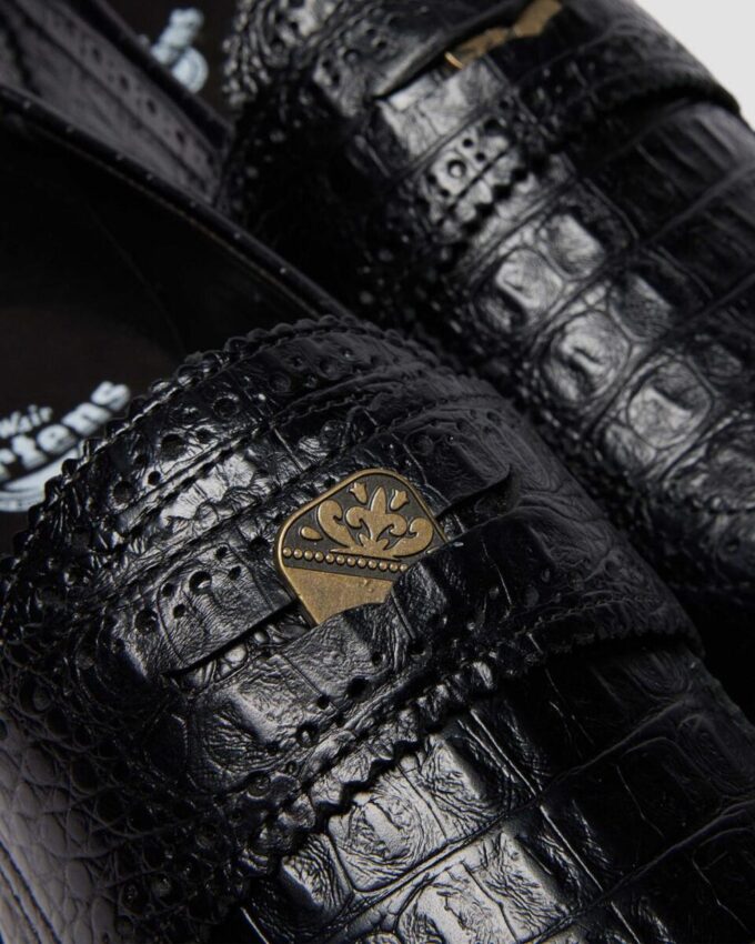 Mocassins en cuir gaufré PENTON BROGUE Mocassins en cuir gaufré PENTON BROGUE