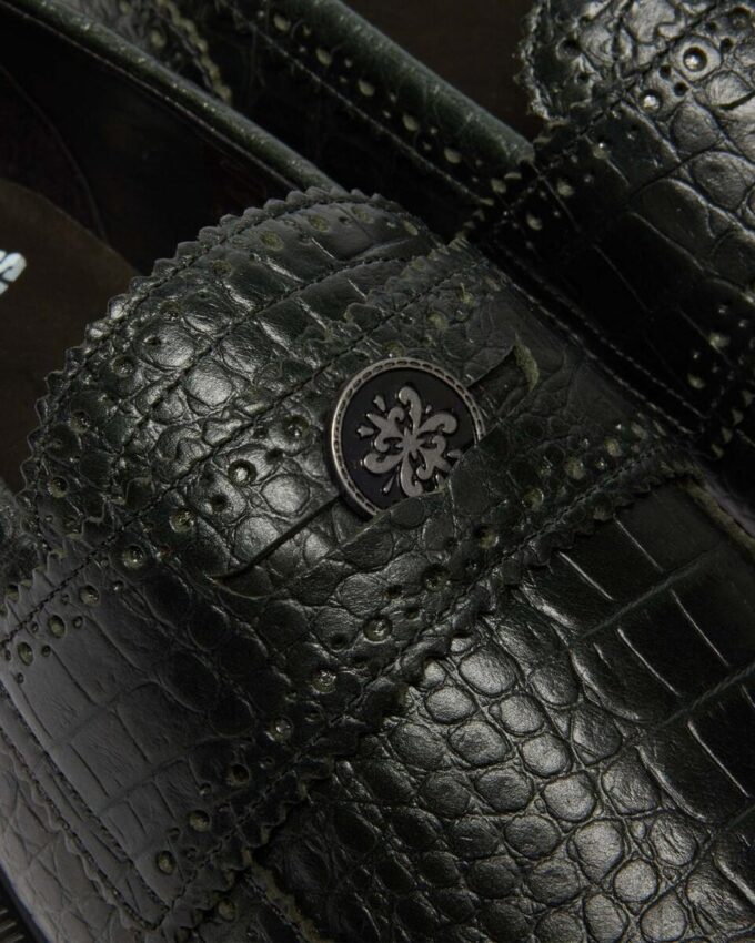 Mocassins en cuir gaufré PENTON BROGUE