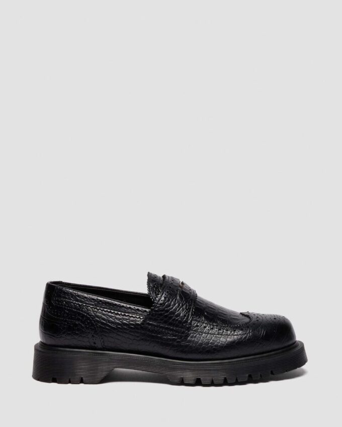 Mocassins en cuir gaufré PENTON BROGUE Mocassins en cuir gaufré PENTON BROGUE