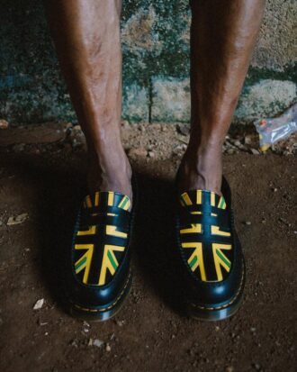 Mocassins en Smooth Leather Penton Denim Tears